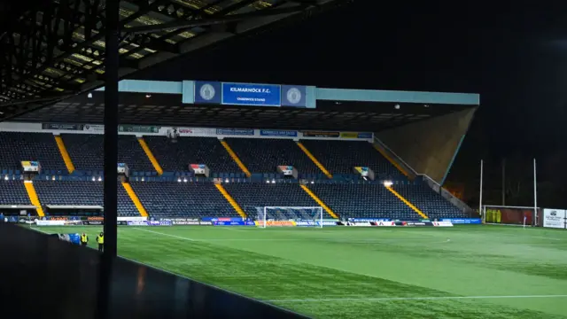 A general view of Rugby Park