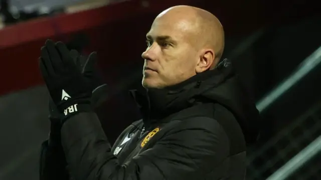 Motherwell manager Jens Berthel Askou