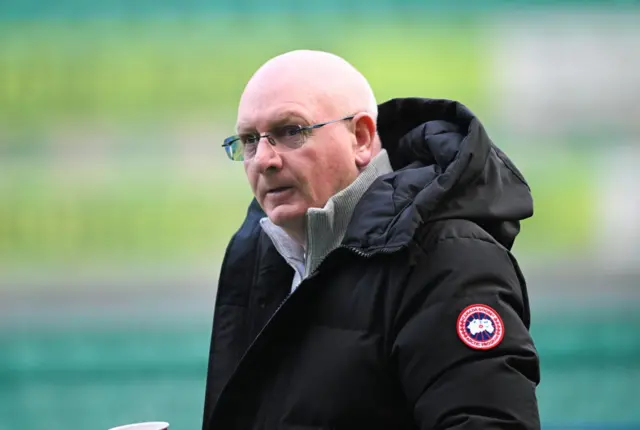 Falkirk manager John McGlynn