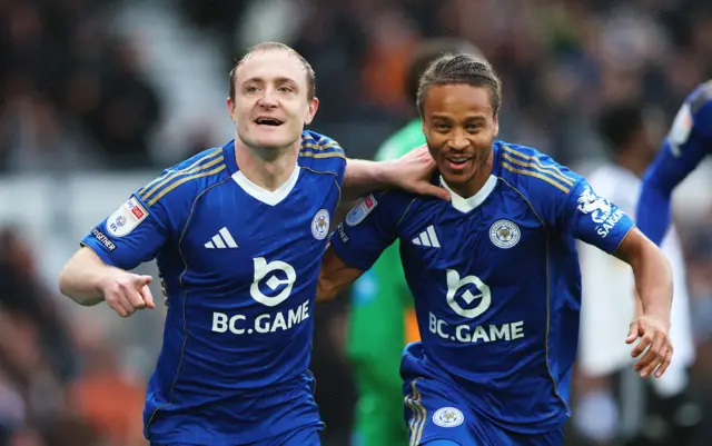 Leicester celebrate