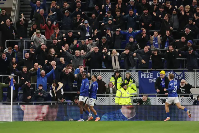 Thierno Barry celebrating scoring a goal