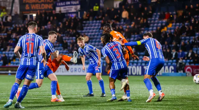 Bojan Miovski scores for Rangers against Kilmarnock