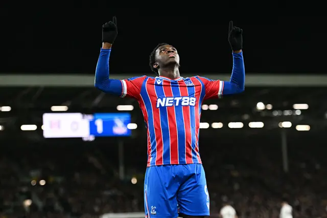 Eddie Nketiah celebrates