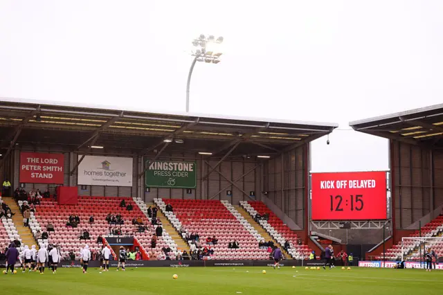 LSV deleayed kick off.