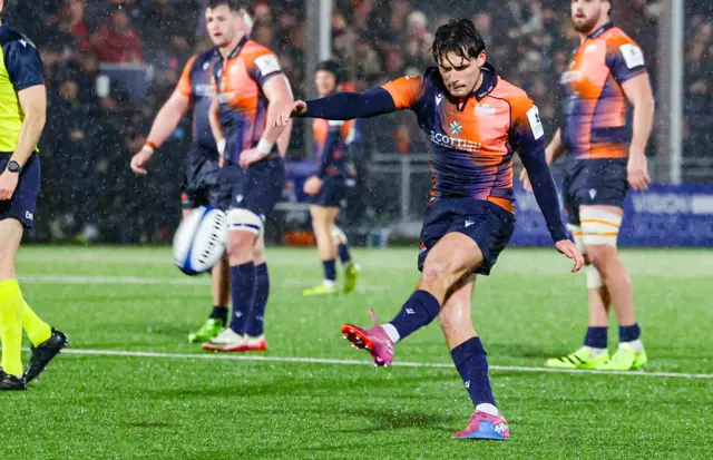 Cammy Scott slots a penalty