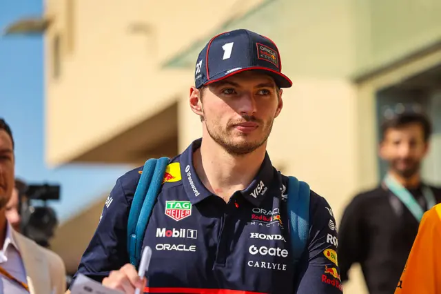 Max Verstappen at the Abu Dhabi Grand Prix