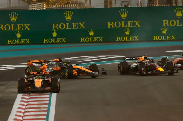 Oscar Piastri and Max Verstappen collide in 2024