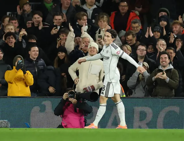 Harry Wilson celebrates
