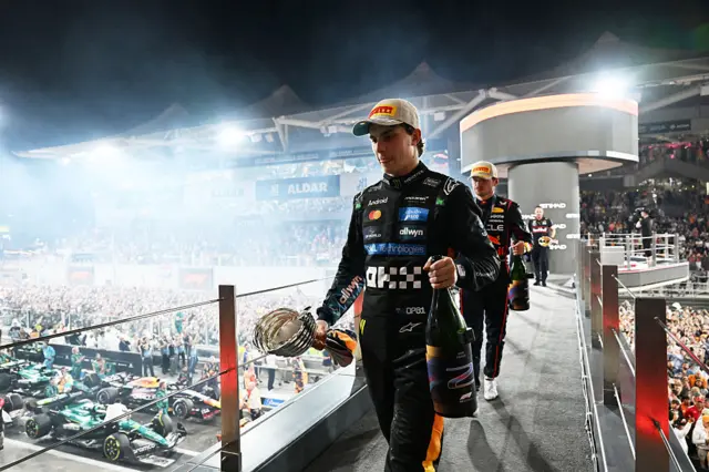 Oscar Piastri at the Abu Dhabi Grand Prix