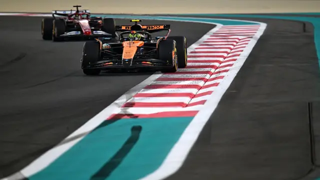 Norris ahead of Leclerc