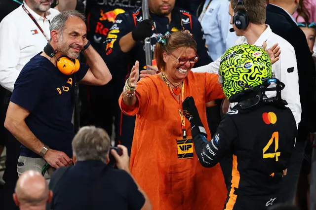 Lando Norris at the Abu Dhabi Grand Prix