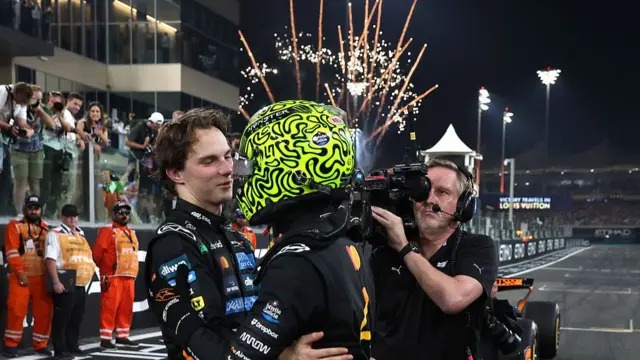 Lando Norris and Oscar Piastri