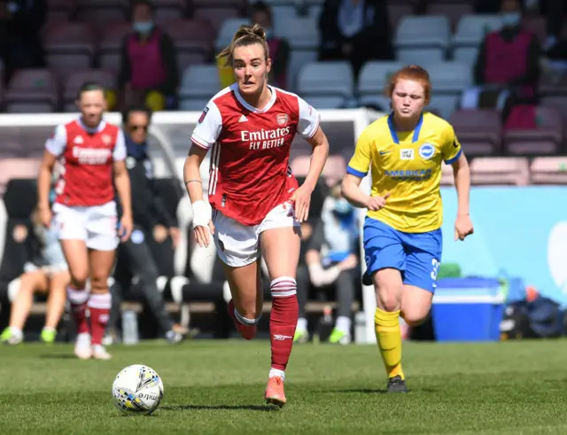 Jill Roord during her Arsenal career