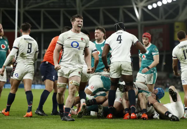 Ben Curry celebrating