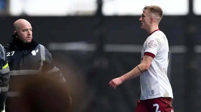 Bristol City's Ross McCrorie heads back down the tunnel