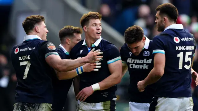 Scotland celebrate