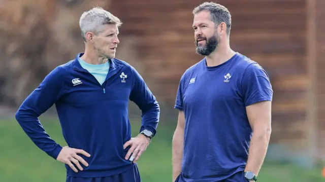 Simon Easterby and Andy Farrell