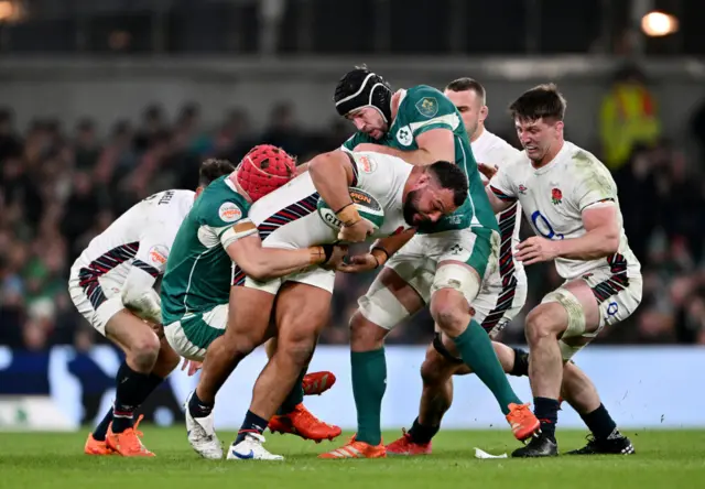 Ellis Genge driving a maul