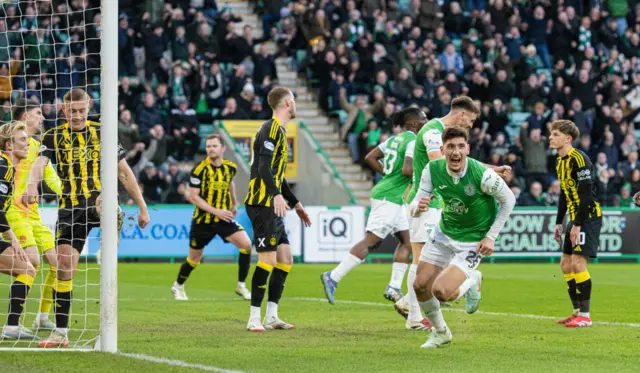 Triantis celebrates scoring the opening goal