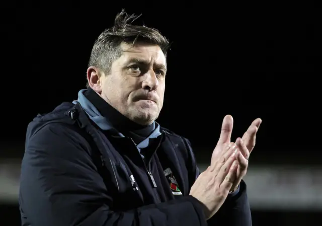 Glentoran manager Declan Devine