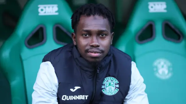 Hibernian's Alasana Manneh