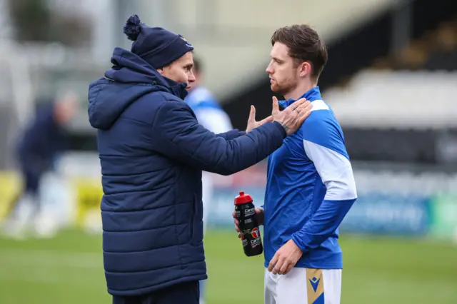 St Johnstone's Simo Valakari and Elliot Watt