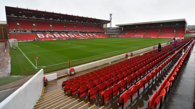 Barnsley's Oakwell Stadium