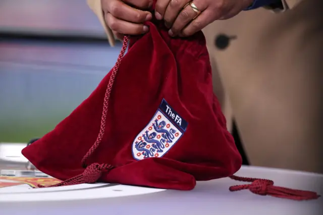 FA Cup draw bag