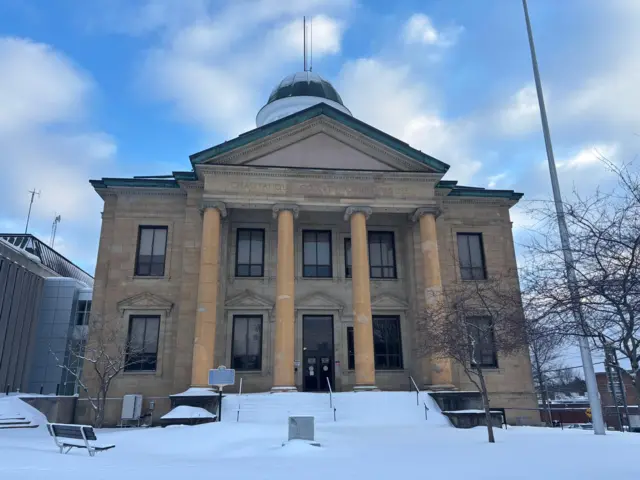 The courthouse in Mayville, Chautauqua County