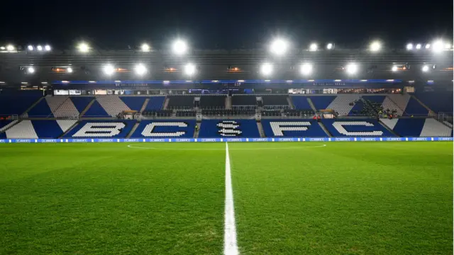 St Andrew's, home of Birmingham City, ahead of kick-off