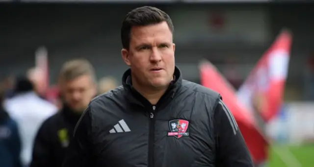 Exeter City manager Gary Caldwell