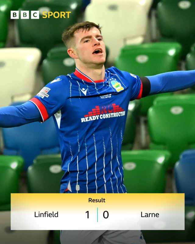 Linfield 1-0 Larne