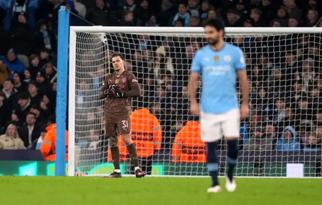 Ederson and Gundogan react to the late Madrid winner