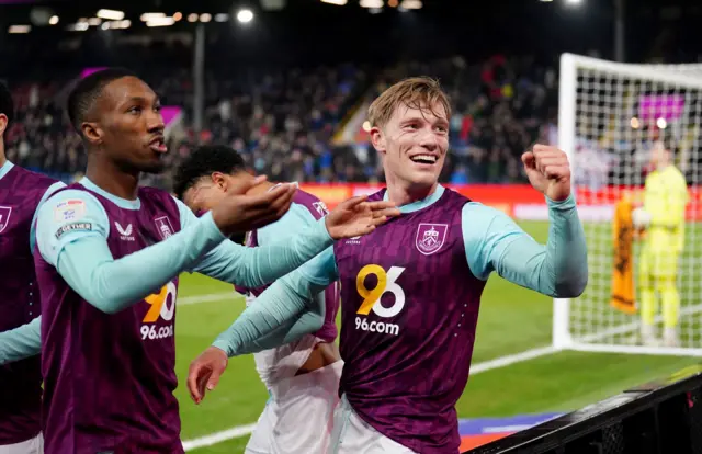 Burnley celebrate
