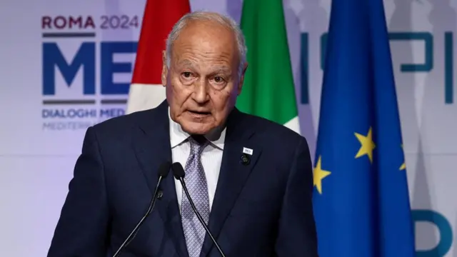 Arab League Secretary General Ahmed Aboul Gheit