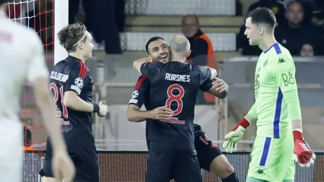 Benfica celebrate a goal