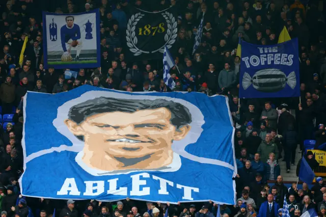 Fans at Goodison Park