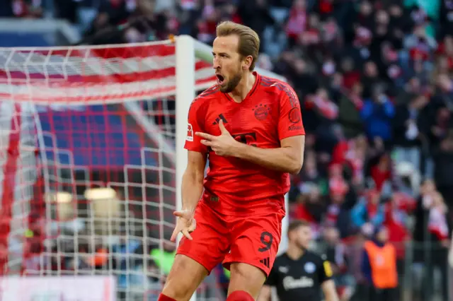 Bayern Munich striker Harry Kane