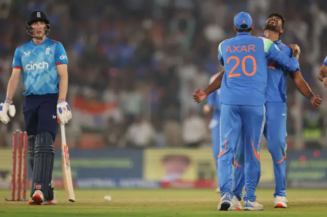 India celebrating