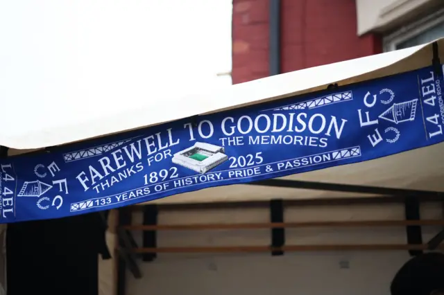 Farewell to Goodison park scarf