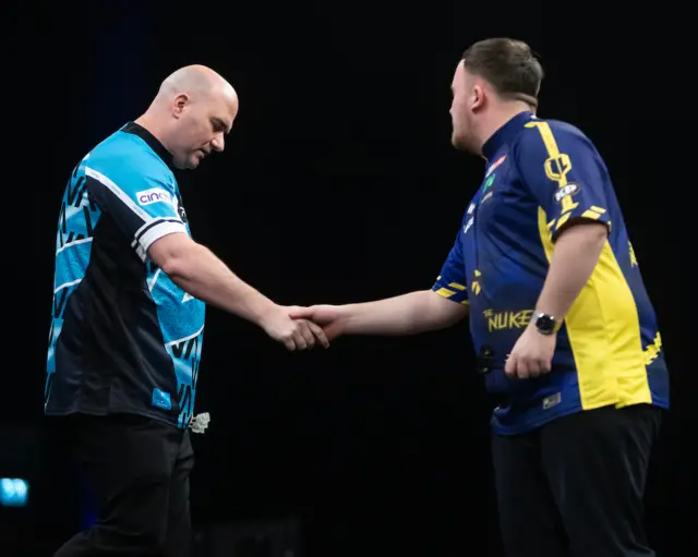 Rob Cross and Luke Littler