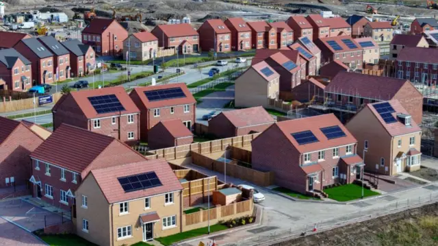 New homes at the Skelton Lake development in Leeds (picture taken September last year)