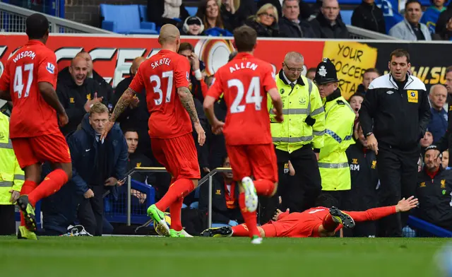 Liverpool's Uruguayan striker Luis Suarez