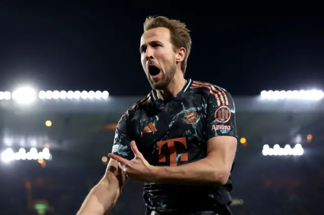 Harry Kane celebrates