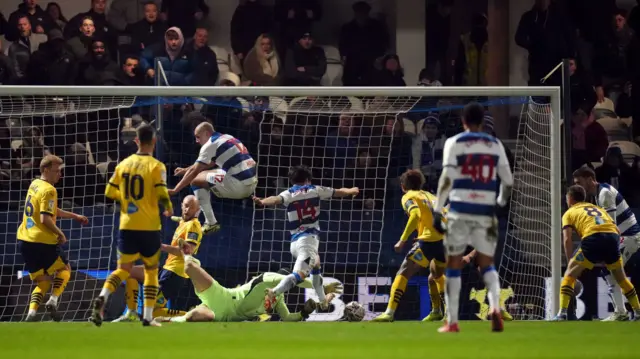 Koki Saito scores for QPR v Derby