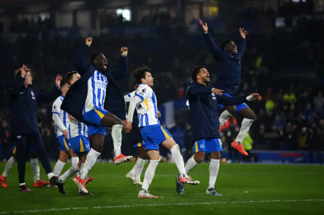 Brighton celebrate