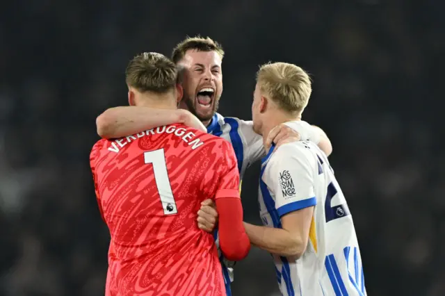 Brighton celebrate