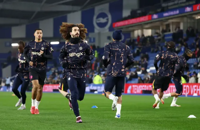 Marc Cucurella on the pitch