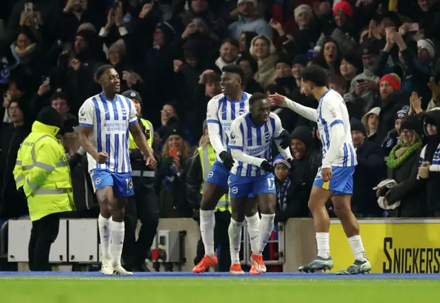 Brighton celebrate