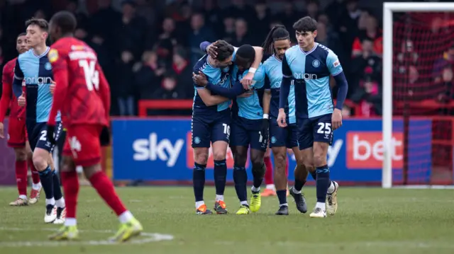 Wycombe celebrate